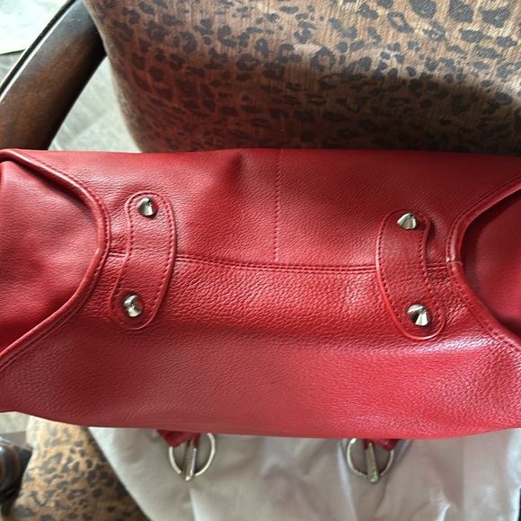 Vintage Dior 61 Red Leather Shoulder Bag - Picture 7 of 11